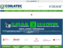 Tablet Screenshot of coratec.net